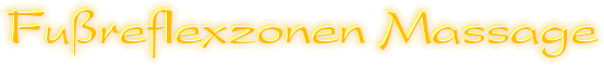 Fussreflexzonen Massage